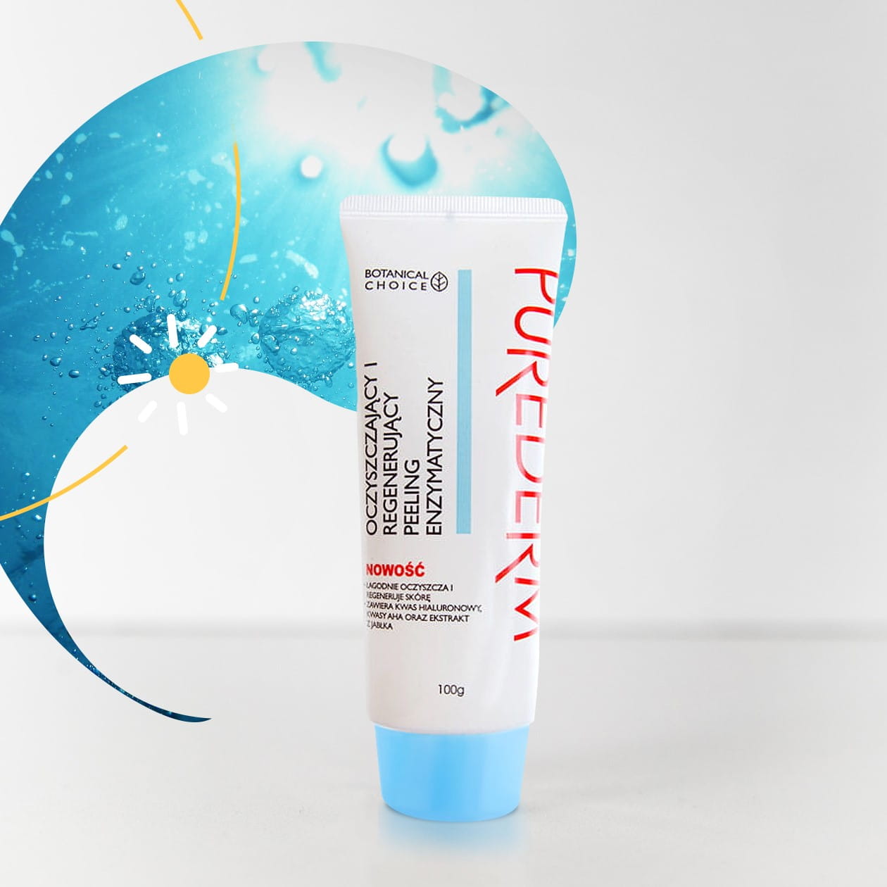 PUREDERM Enzyme Peeling Cleansing & Moisturizing, 100 g - Image 2
