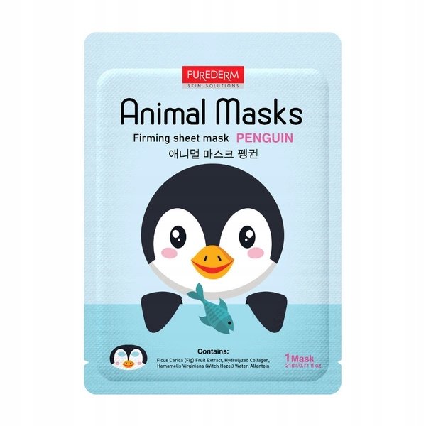 PUREDERM Animal Mask Penguin, 21 ml - Image 2