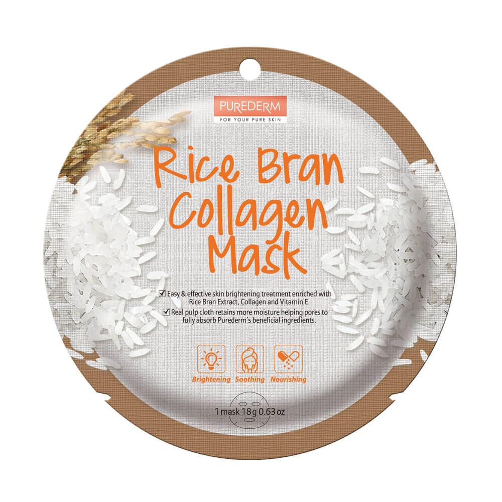 PUREDERM RICE BEAN Acid Mask (Circle), 18 g