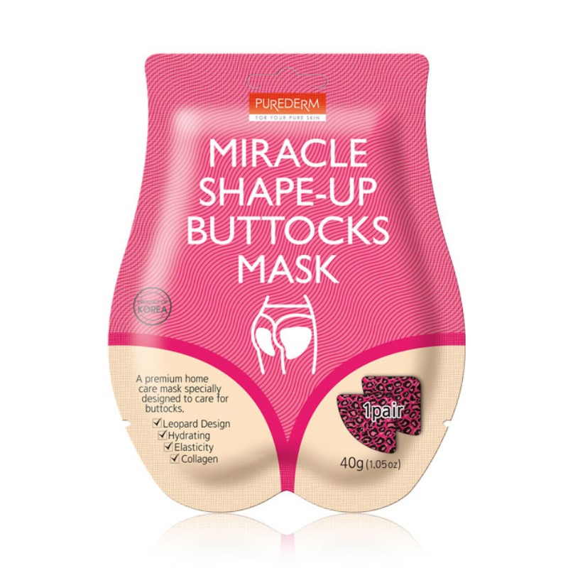 PUREDERM Miracle Shape-up BUTTOCKS Mask, 1 Pair