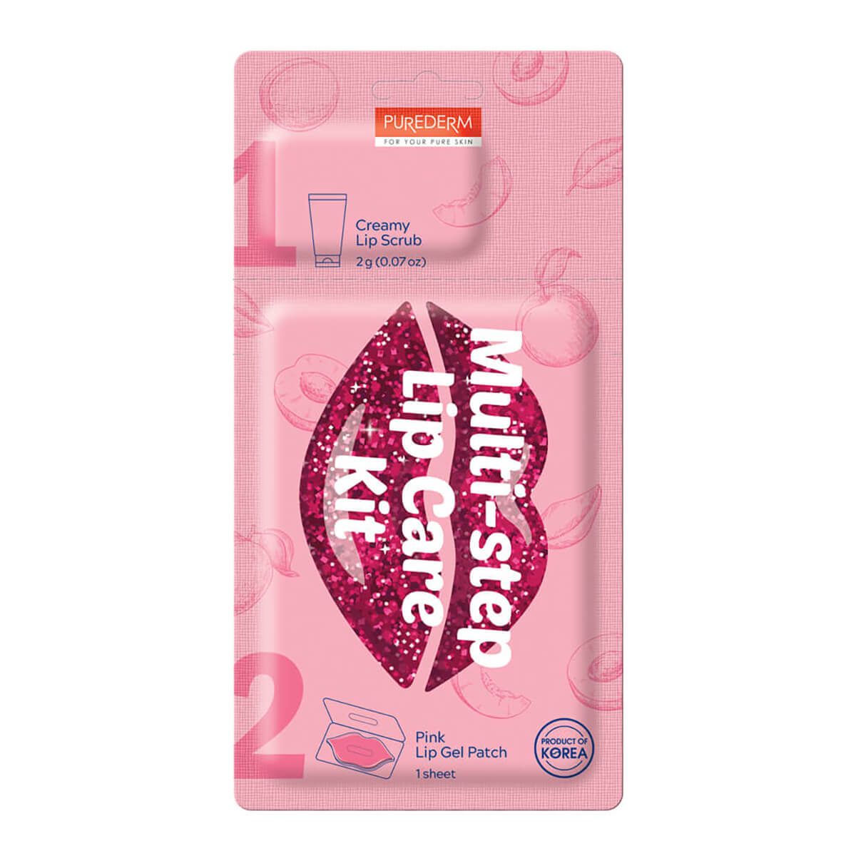 PUREDREM Multi-step Lip Care Kit, 2 g + 3,2 g
