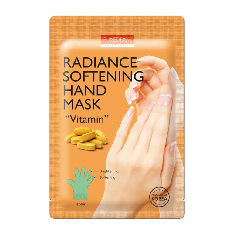 PUREDERM Radiance Softening Hand Mask VITAMIN, 2 x 15 g