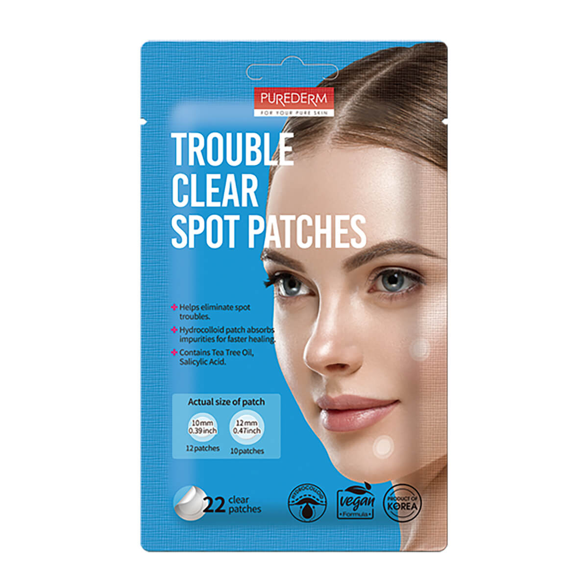 PUREDERM Trouble Clear Spot Patches, 22 pcs.